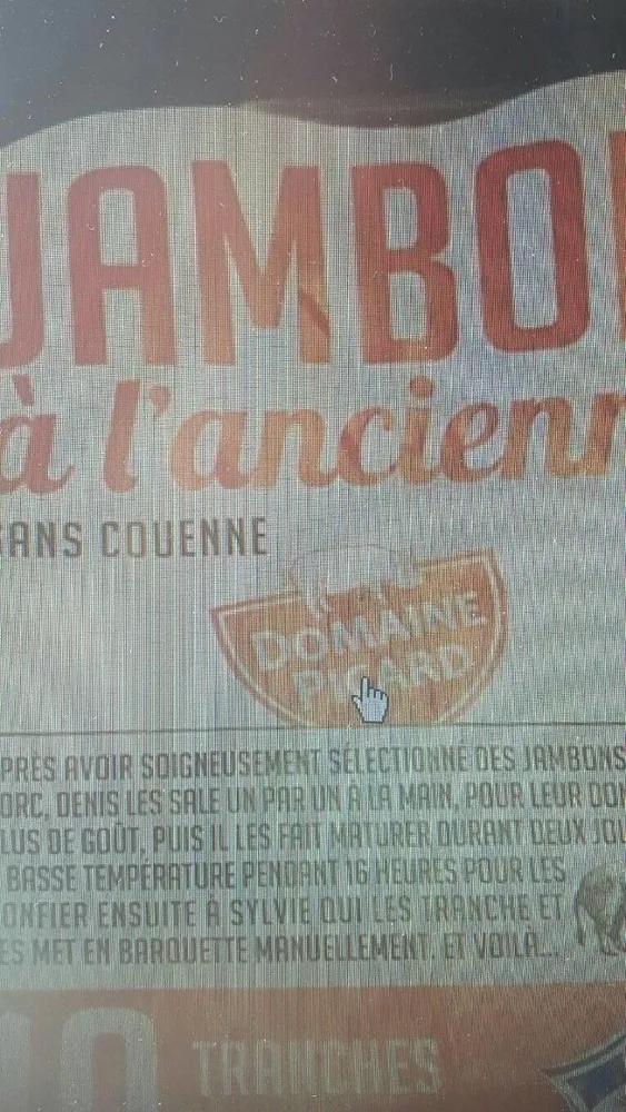Jambon à l'ancienne sans couenne domaine picard
