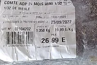 Comté AOP 24 mois mini