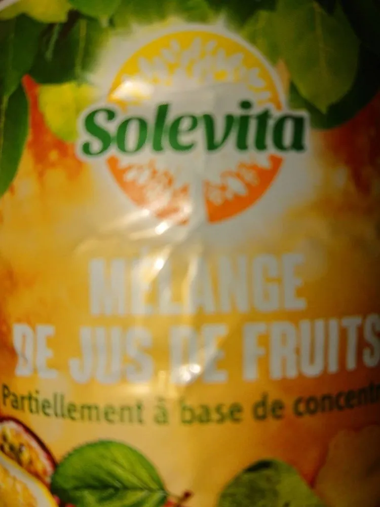 Mélange de jus de fruits