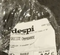Saucisse campagnarde