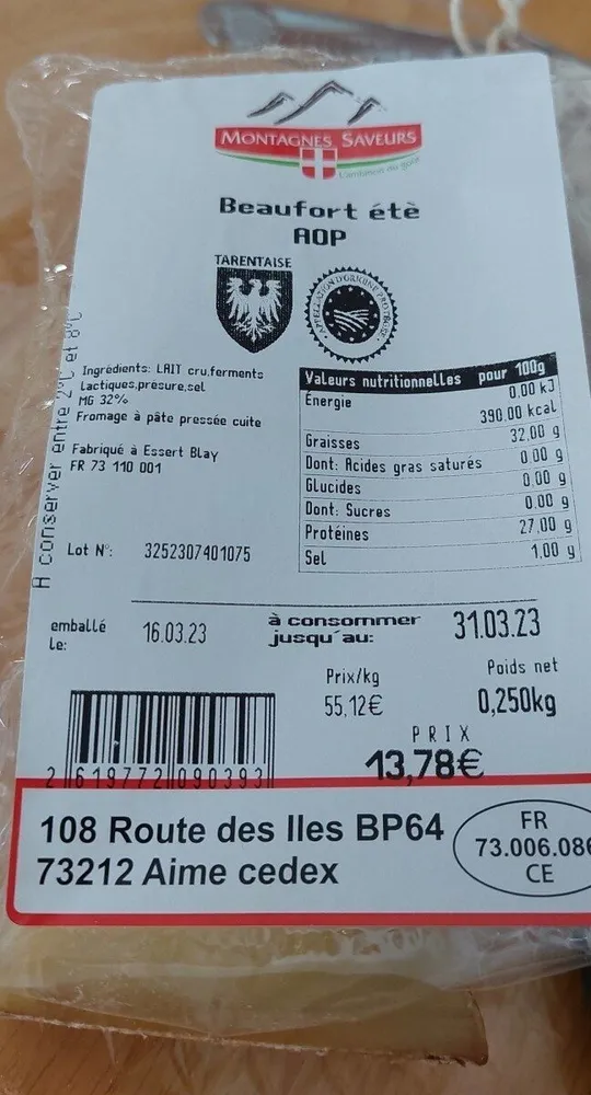 Beaufort Été AOP