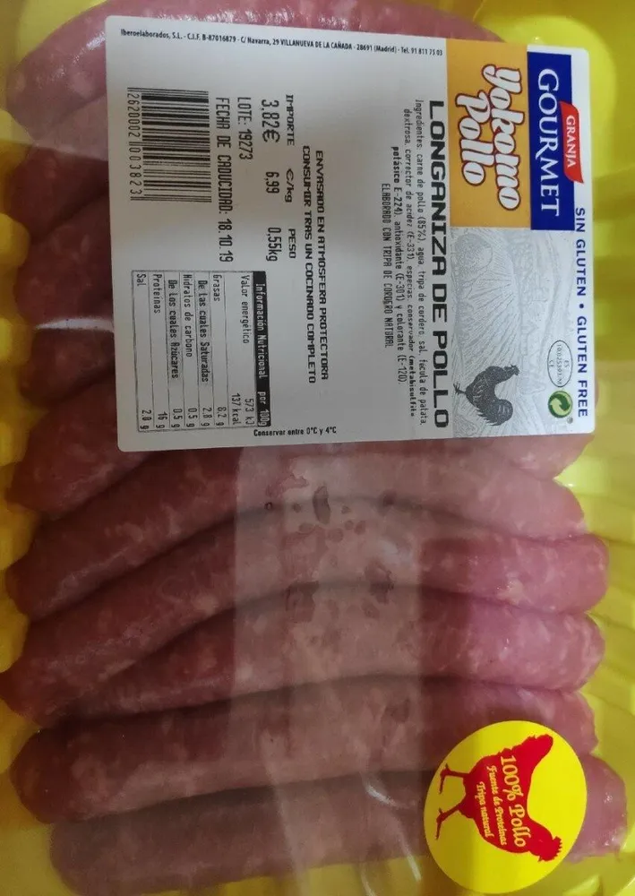 Longaniza de pollo