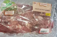Chuleta de pavo marinada