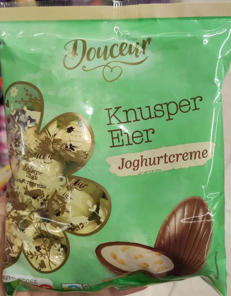 Knusper Eier Joghurtcreme