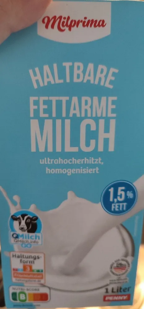 Haltbare fettarme Milch