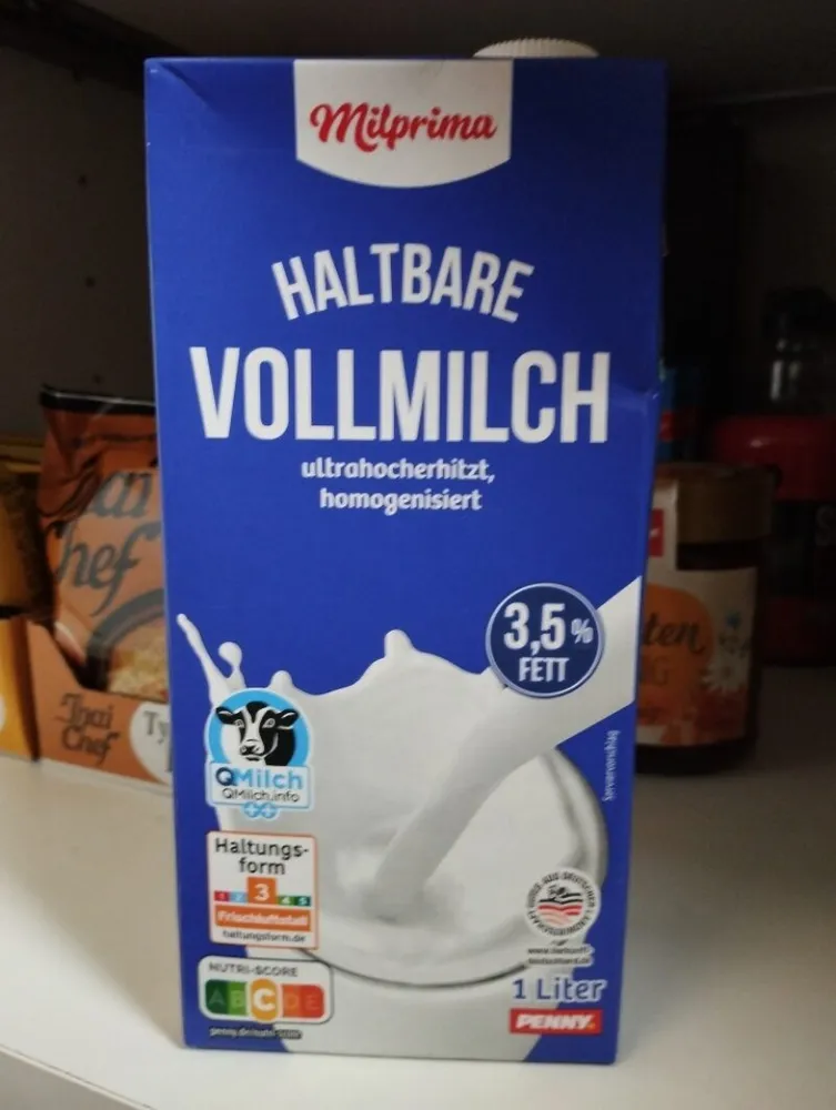Haltbare Vollmilch