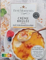 Crème brûlée mit Karamellzucker