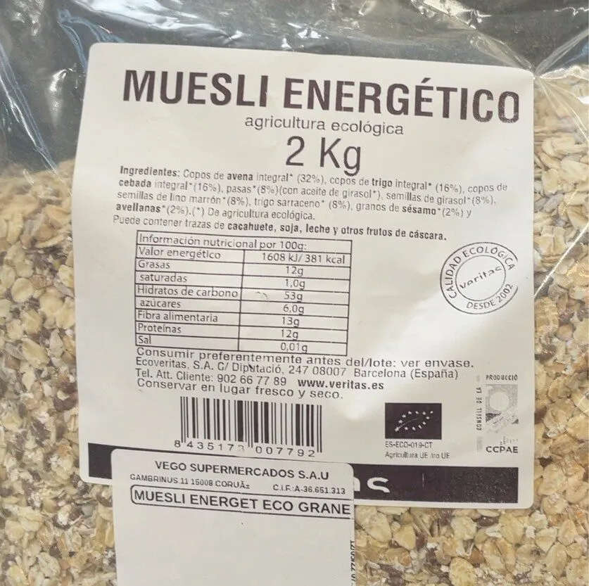 Muesli energético