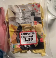 Tortelloni Gigante mit brie und speck
