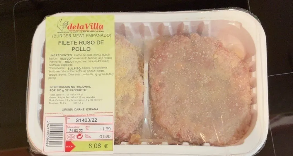 Filete ruso de polllo