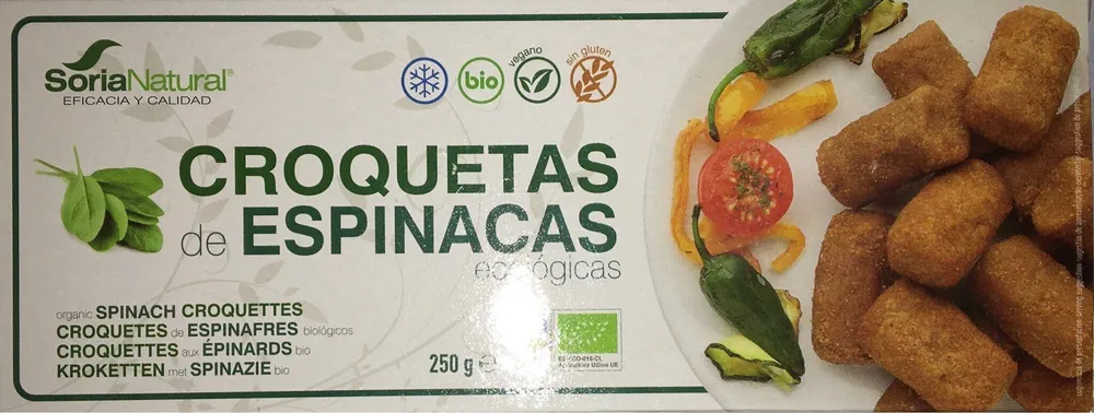 CROQUETAS de ESPINACAS ecológicas