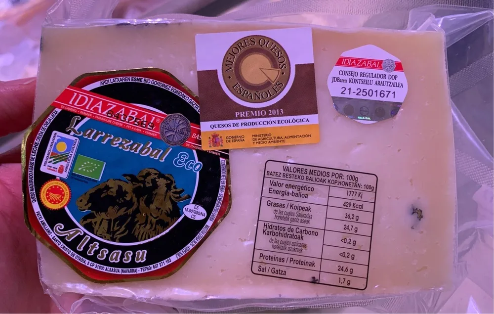 Larrazabal eco queso idiazabal