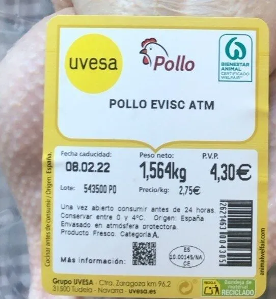 Pollo evisc ATM