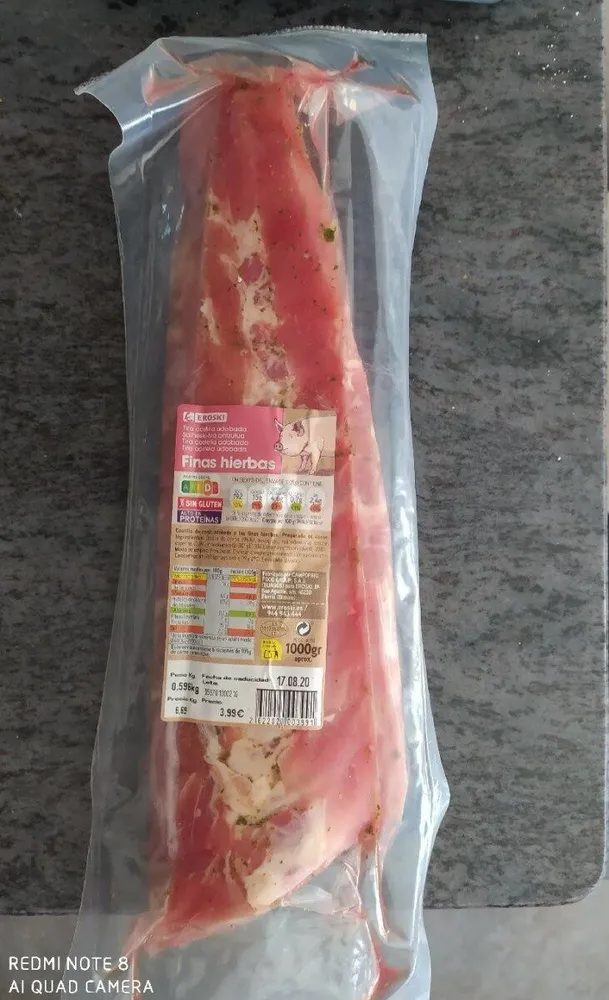 Tira costilla adobada