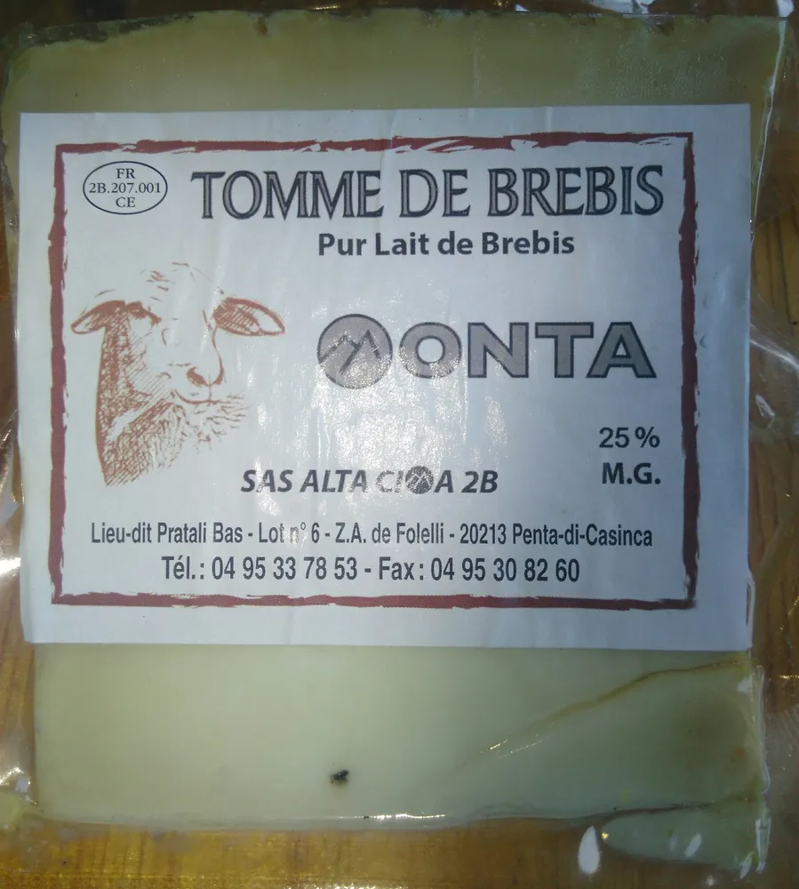 Tomme de brebis