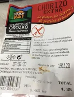 Chorizos de orozko