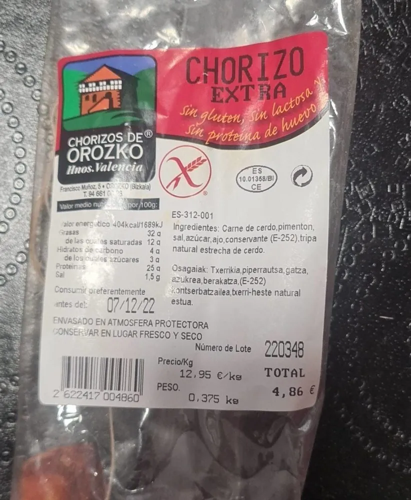 Chorizo de Orozko