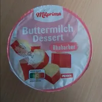 Buttermilch Dessert Rhabarber