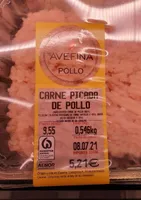 Carne picada de pollo