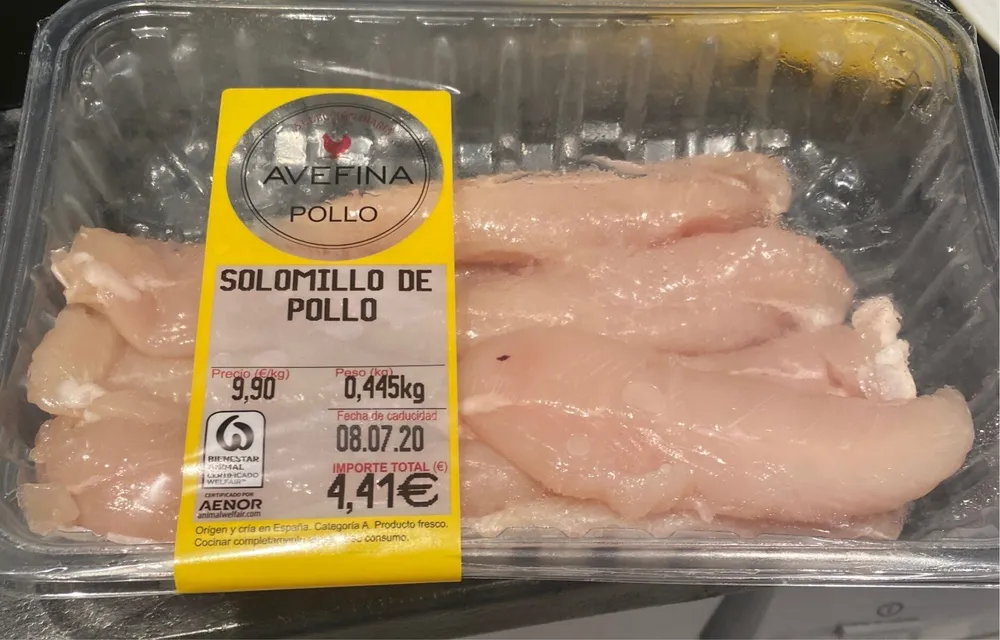 Solomillo de pollo