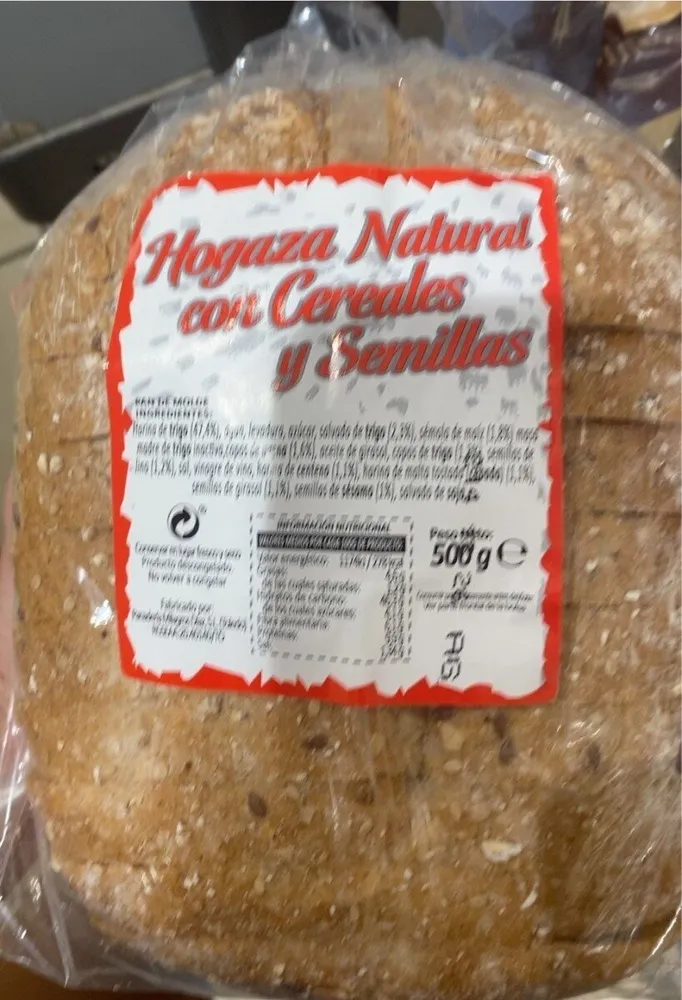 Hogaza con cereales y semillas