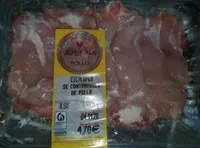 Escalopes de contramuslo de pollo