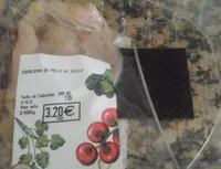 Escalopín de pollo al ajillo