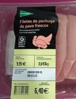 Filetes de pechuga de pavo frescos