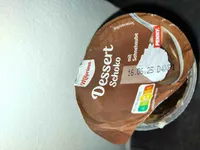 Dessert Schoko mit Sahnehaube