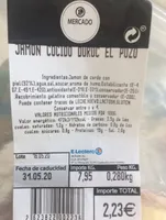 Jamon cocido duroc
