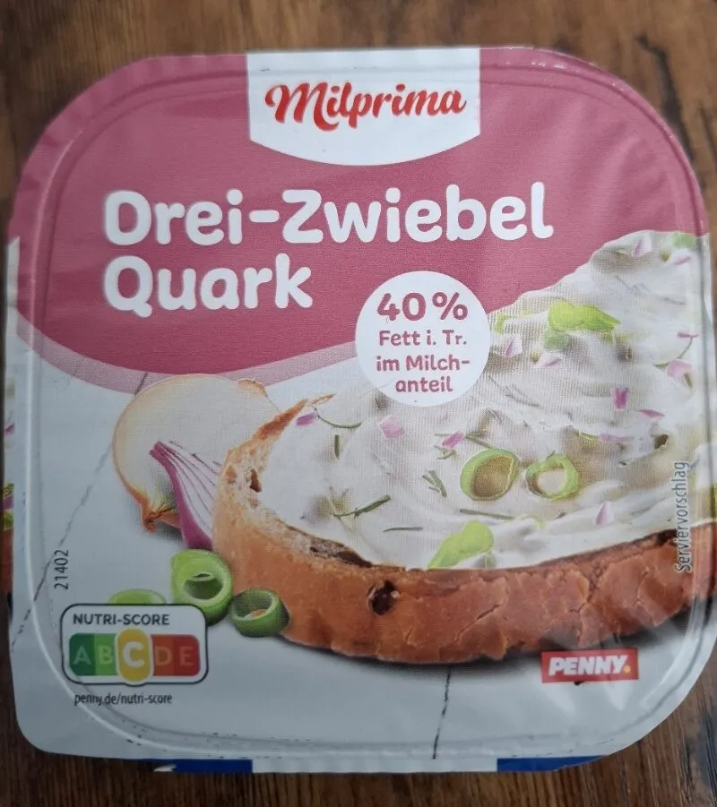 Drei Zwiebel Quark