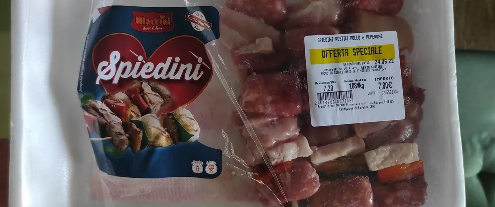Spiedini di pollo