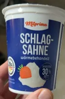Schlagsahne Becher