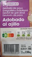 Estofado de pavo adobado al ajillo