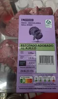 Estofado adobado de pavo al ajillo