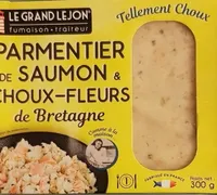 Parmentier de saumon et choux fleurs