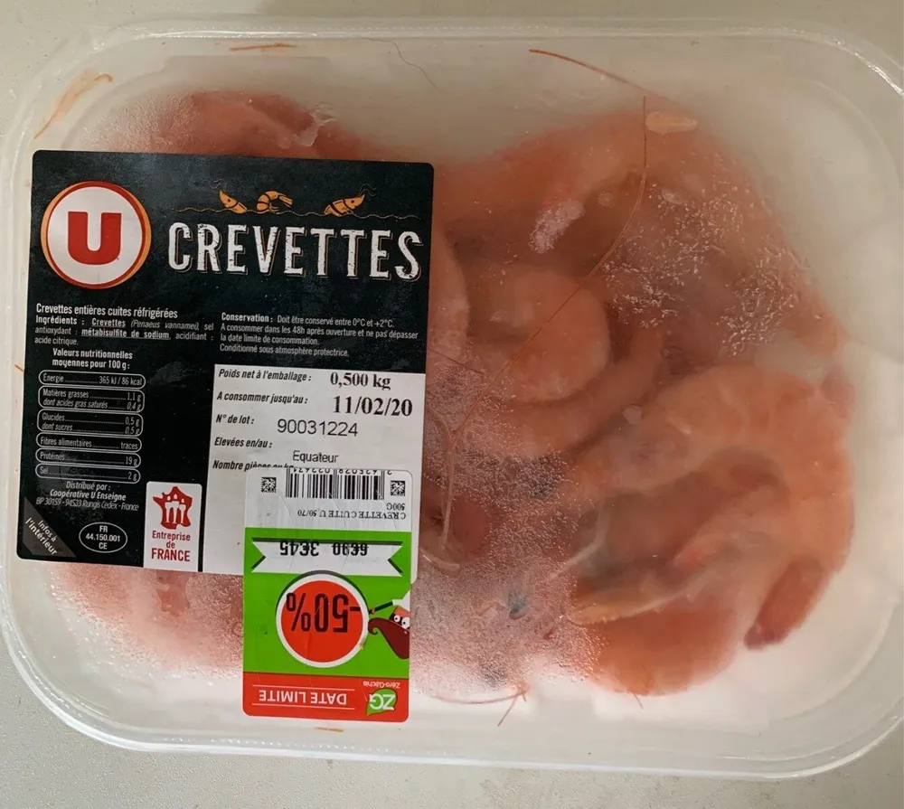 Crevettes Cuites