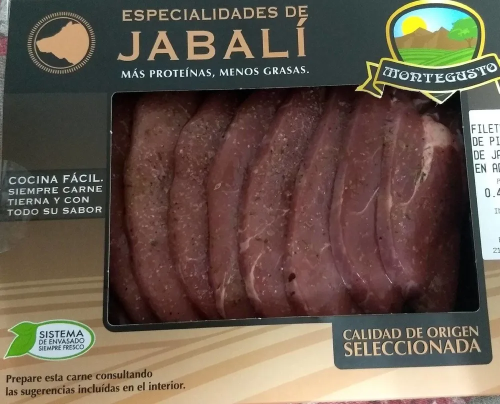 Especialidades de jabalí