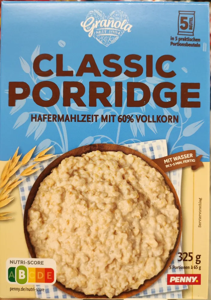 Classic porridge