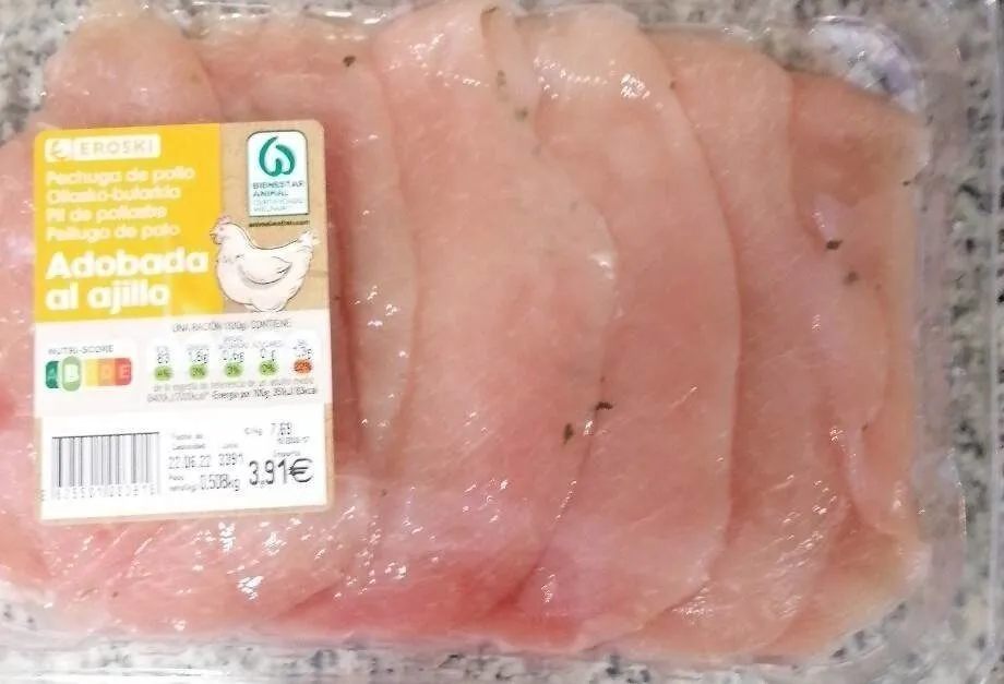 Adobado al ajillo