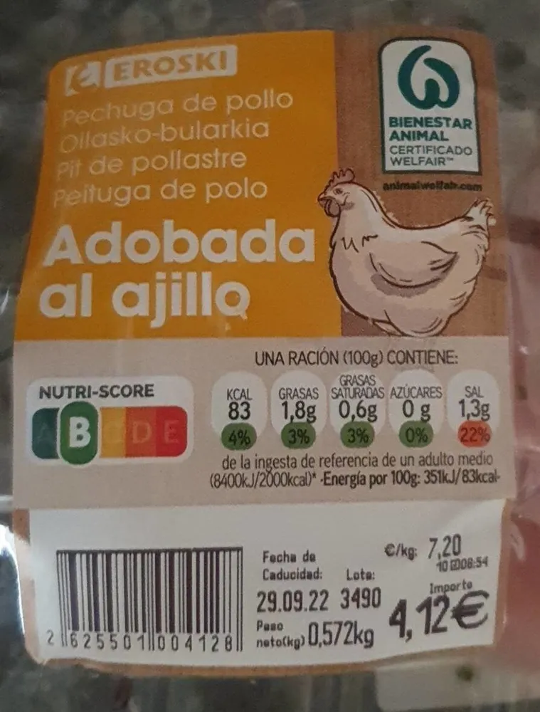 Adobado al ajillo