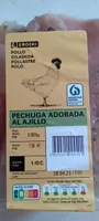 Pechuga adobada al ajillo