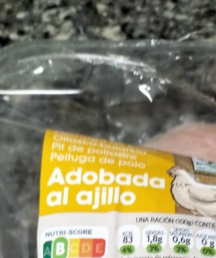 Adobada al ajillo