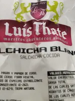 Salchichas blancas cocidas