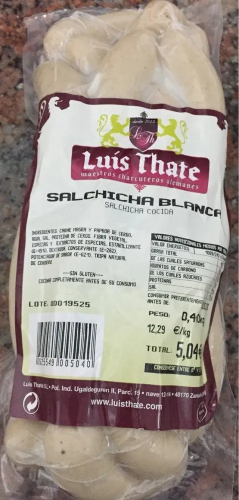 Salchica blanca