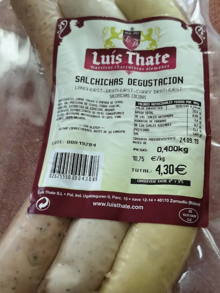 Salchichas degustación