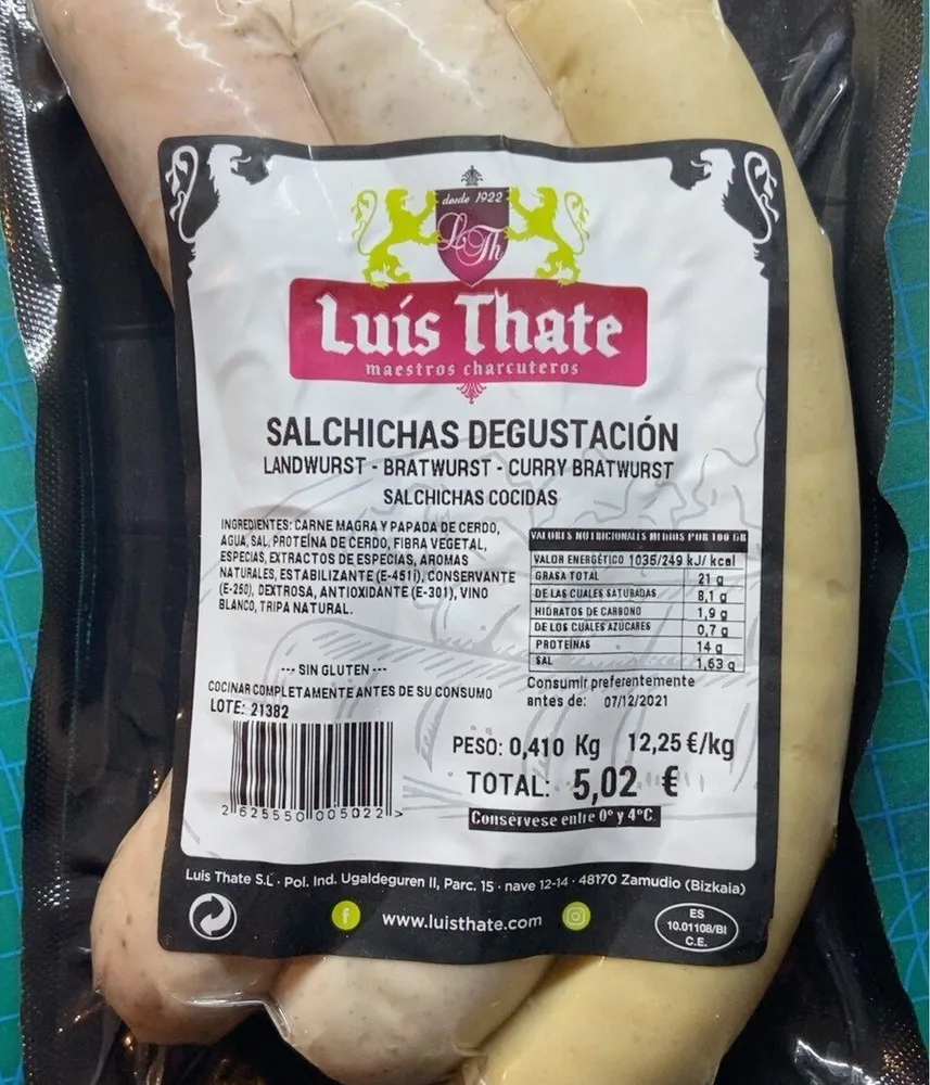 Salchichas degustacion