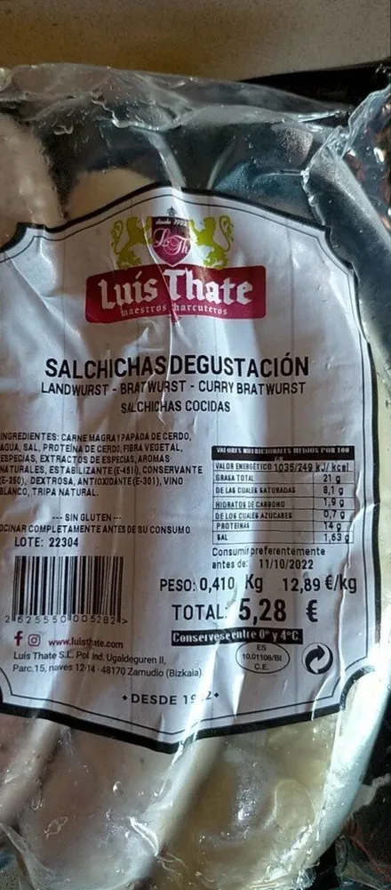 Salchichas degustación