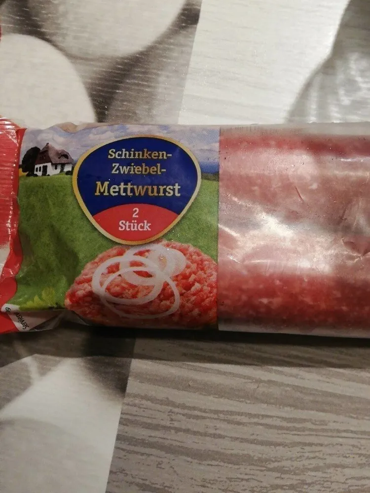 Schinken Zwiebel Mettwurst