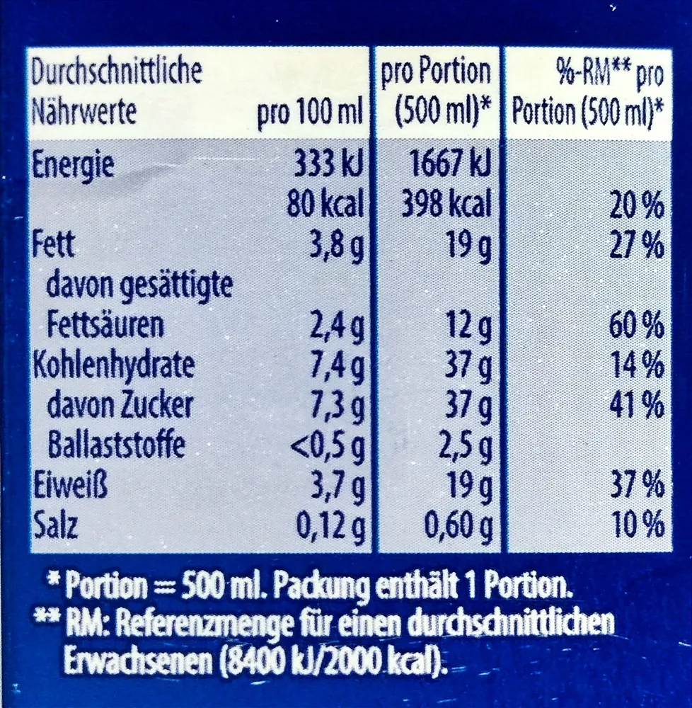 Schokodrink aus Vollmilch